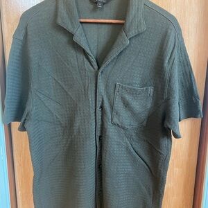 Banana Republic Olive Casual Button Down Shirt